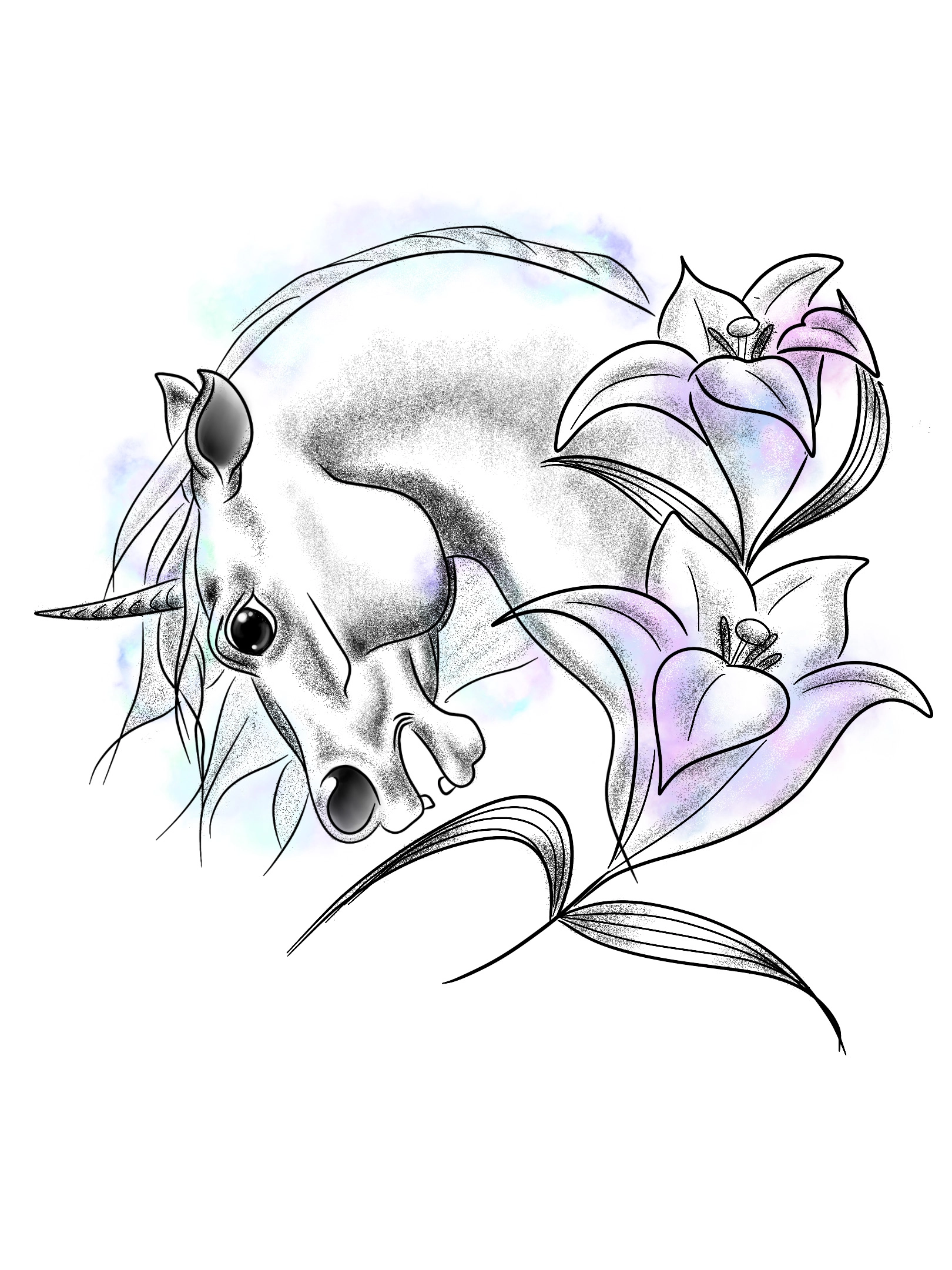 Tatouage de licorne